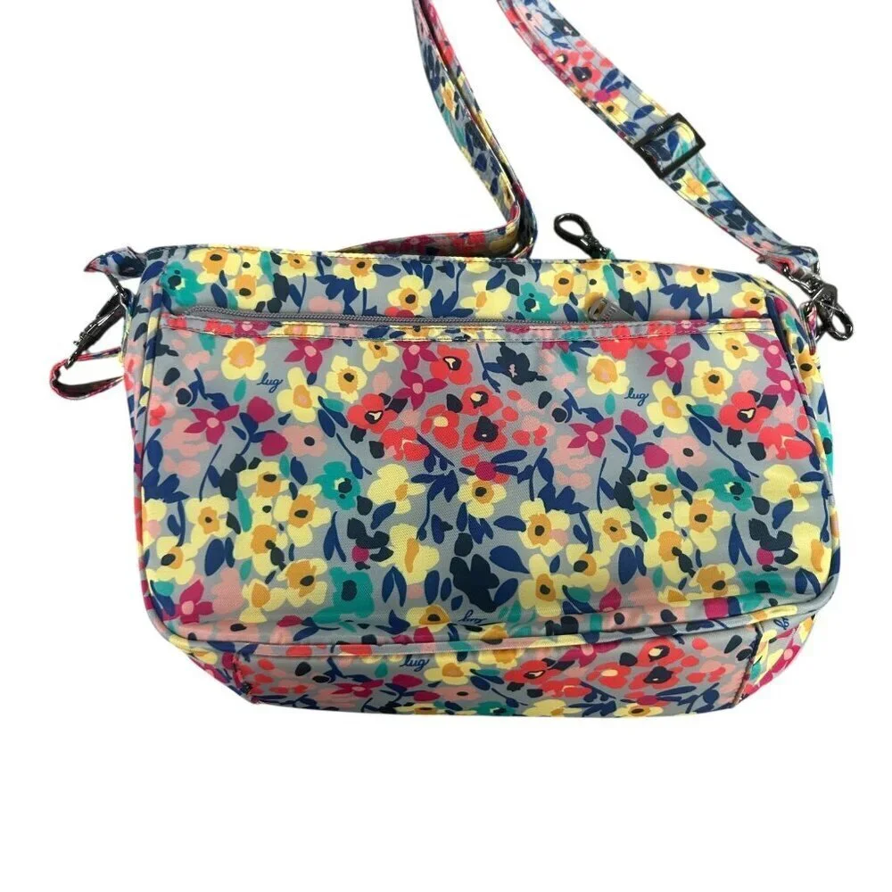 Lug Mambo Wildflower Quilted Crossbody Shoulder Bag RFID NWOT